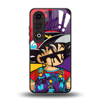 dragon ball z art back phone cover | glass case for oneplus nord ce 4