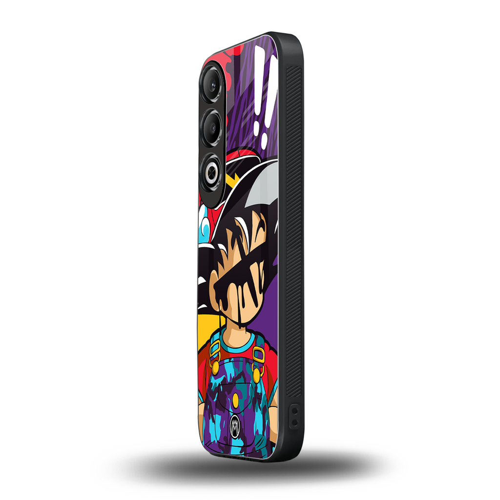 dragon ball z art back phone cover | glass case for oneplus nord ce 4