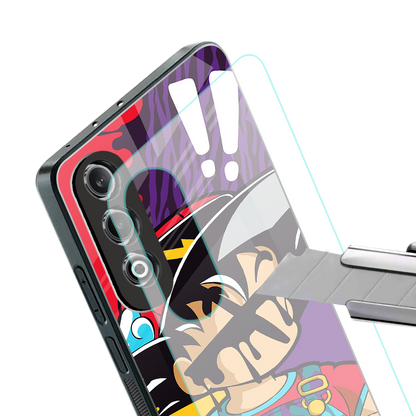 dragon ball z art back phone cover | glass case for oneplus nord ce 4