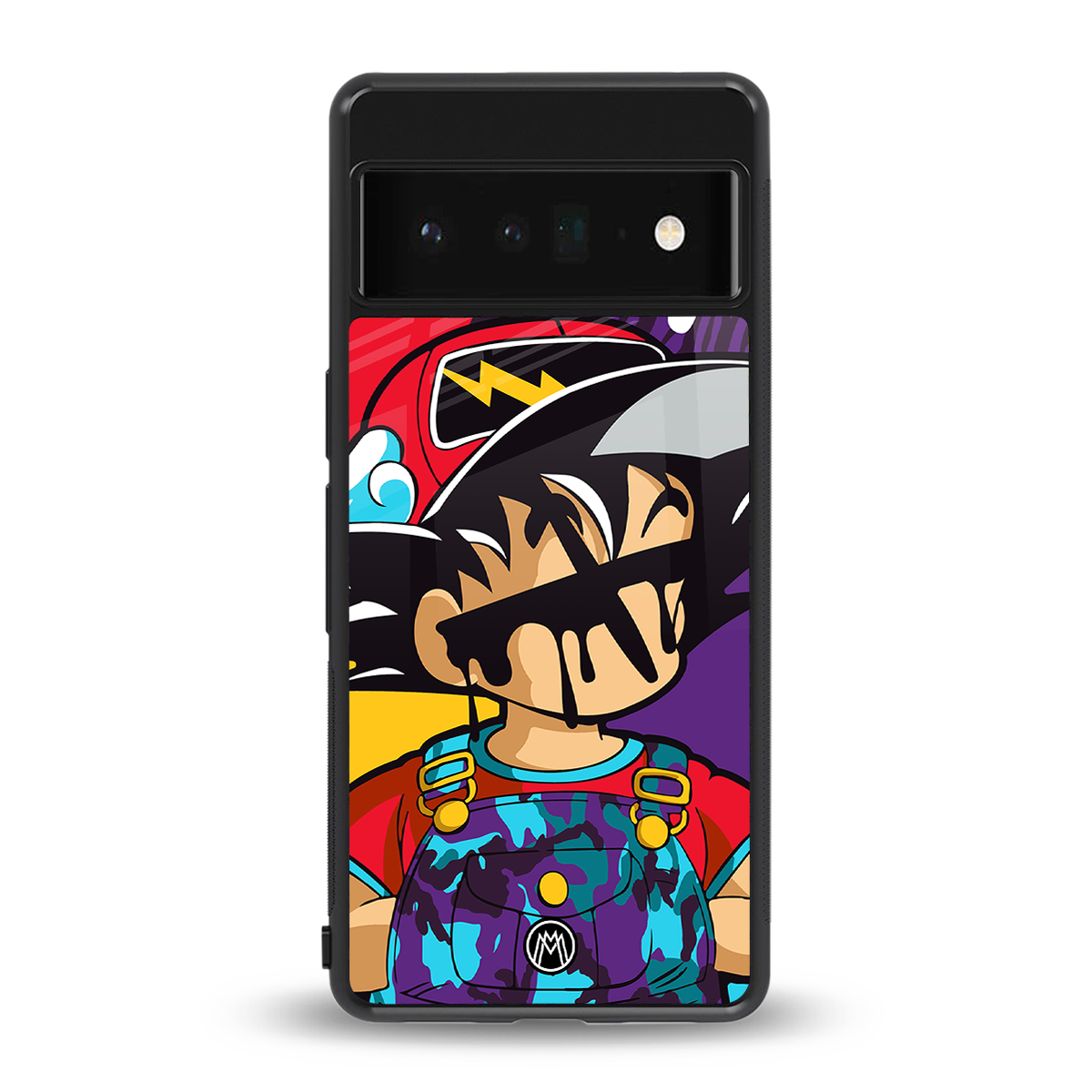 dragon ball z art back phone cover | glass case for google pixel 6 pro