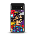 dragon ball z art back phone cover | glass case for google pixel 6