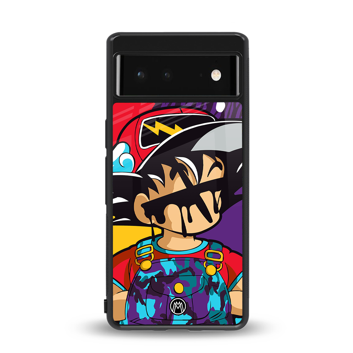 dragon ball z art back phone cover | glass case for google pixel 6