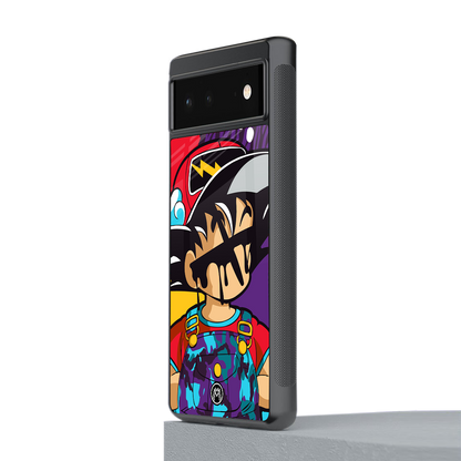dragon ball z art back phone cover | glass case for Google Pixel 6A