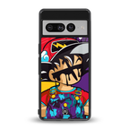 dragon ball z art back phone cover | glass case for google pixel 7 pro