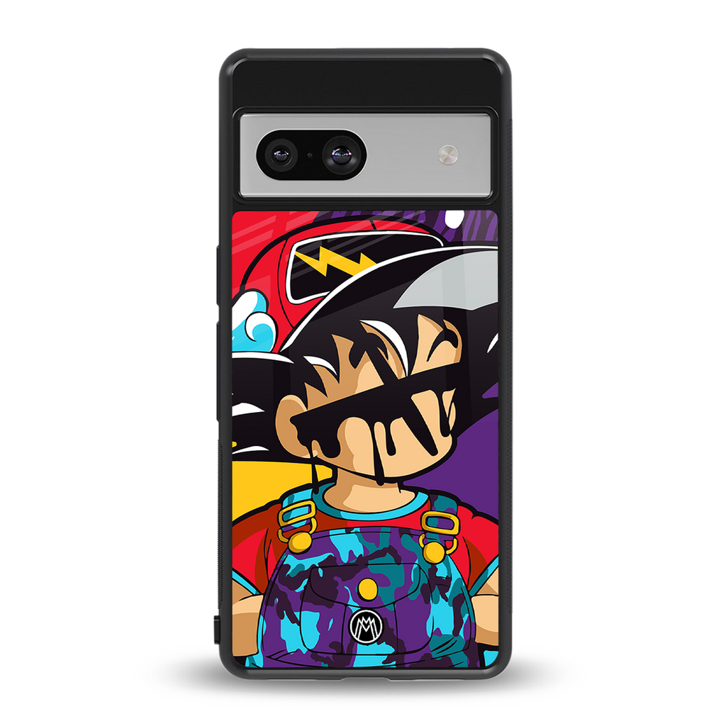 dragon ball z art back phone cover | glass case for Google Pixel 7