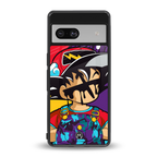 dragon ball z art back phone cover | glass case for Google Pixel 7