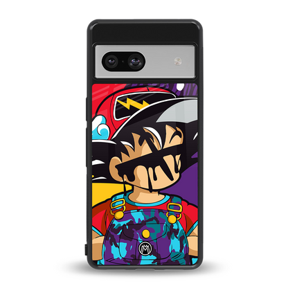 dragon ball z art back phone cover | glass case for Google Pixel 7