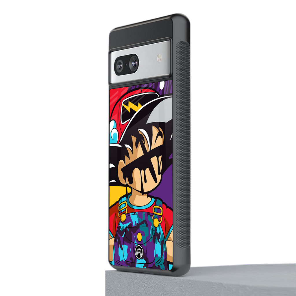 dragon ball z art back phone cover | glass case for Google Pixel 7