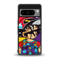 dragon ball z art back phone cover | glass case for google pixel 8 pro