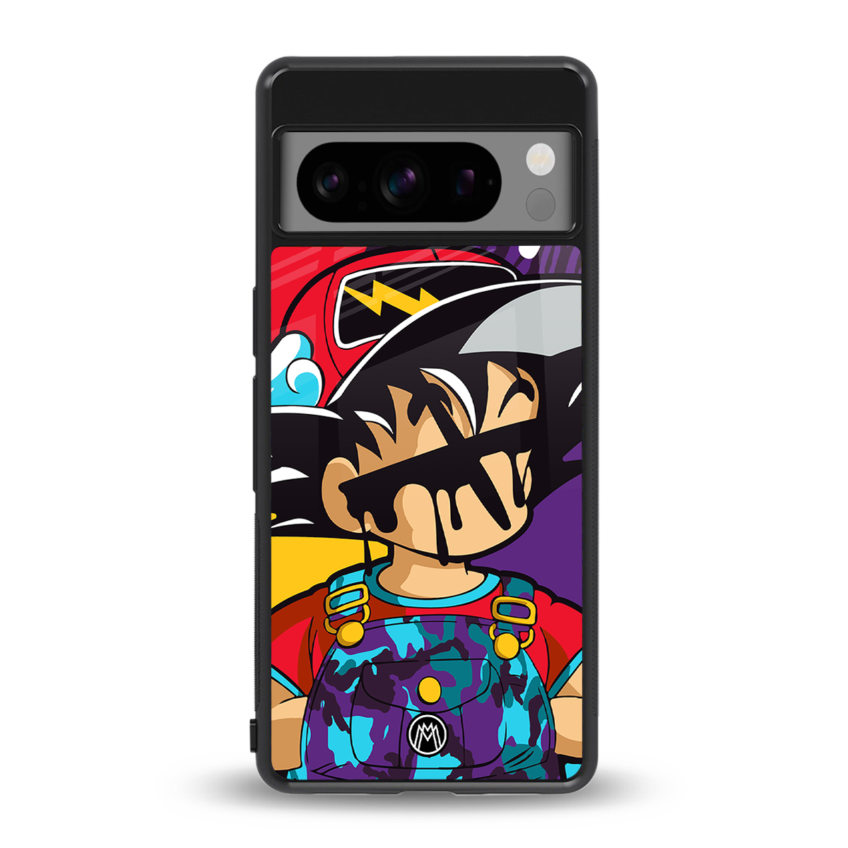 dragon ball z art back phone cover | glass case for google pixel 8 pro