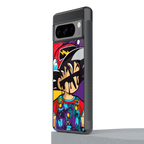 dragon ball z art back phone cover | glass case for google pixel 8 pro