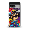 dragon ball z art back phone cover | glass case for Google Pixel 8