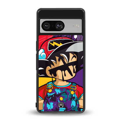 dragon ball z art back phone cover | glass case for Google Pixel 8