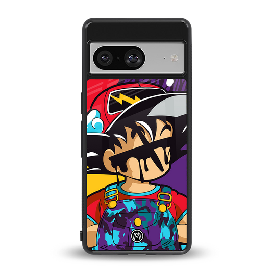 dragon ball z art back phone cover | glass case for Google Pixel 8