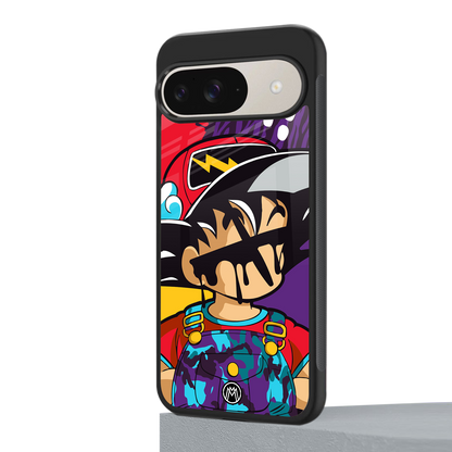 dragon ball z art back phone cover | glass case for google pixel 9
