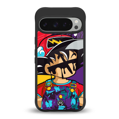 dragon ball z art back phone cover | glass case for google pixel 9 pro xl