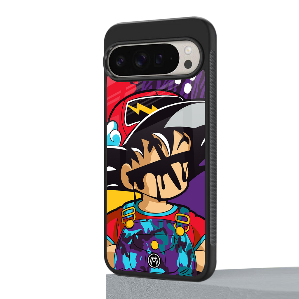 dragon ball z art back phone cover | glass case for google pixel 9 pro