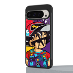 dragon ball z art back phone cover | glass case for google pixel 9 pro