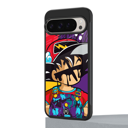 dragon ball z art back phone cover | glass case for google pixel 9 pro