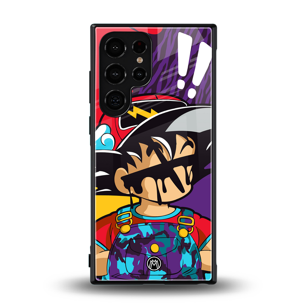 dragon ball z art back phone cover | glass case for samsung galaxy s23 ultra