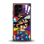 dragon ball z art back phone cover | glass case for samsung galaxy s23 ultra