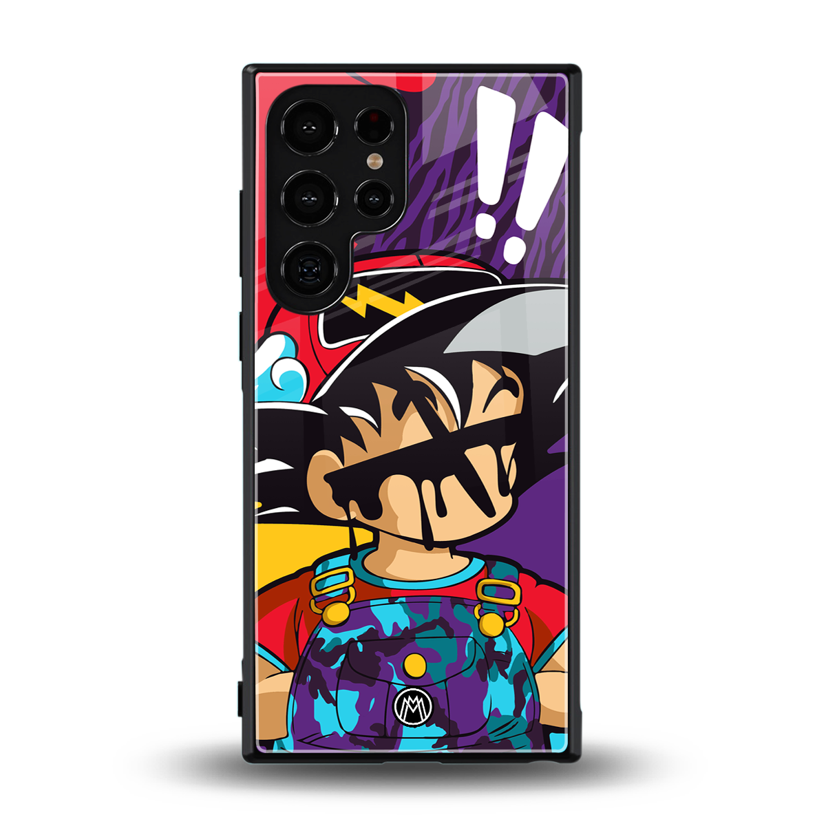 dragon ball z art back phone cover | glass case for samsung galaxy s23 ultra