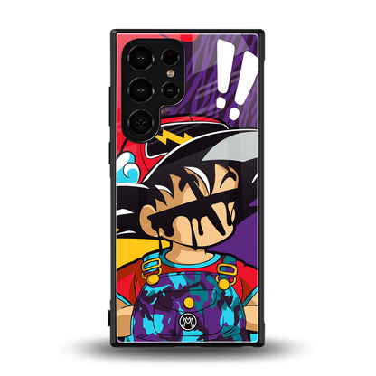 dragon ball z art back phone cover | glass case for samsung galaxy s23 ultra