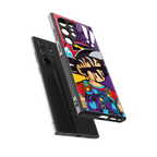 dragon ball z art back phone cover | glass case for samsung galaxy s23 ultra