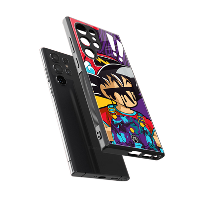 dragon ball z art back phone cover | glass case for samsung galaxy s23 ultra
