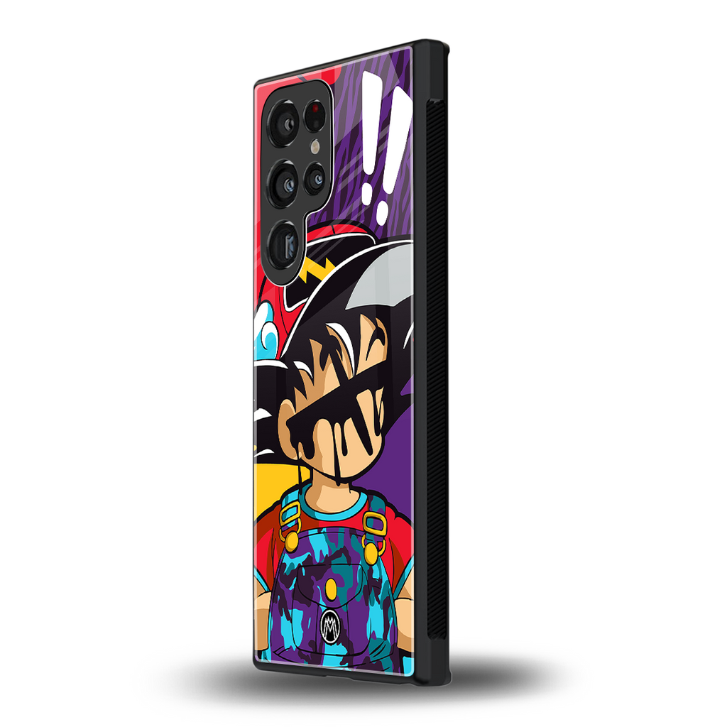 dragon ball z art back phone cover | glass case for samsung galaxy s23 ultra