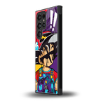 dragon ball z art back phone cover | glass case for samsung galaxy s23 ultra