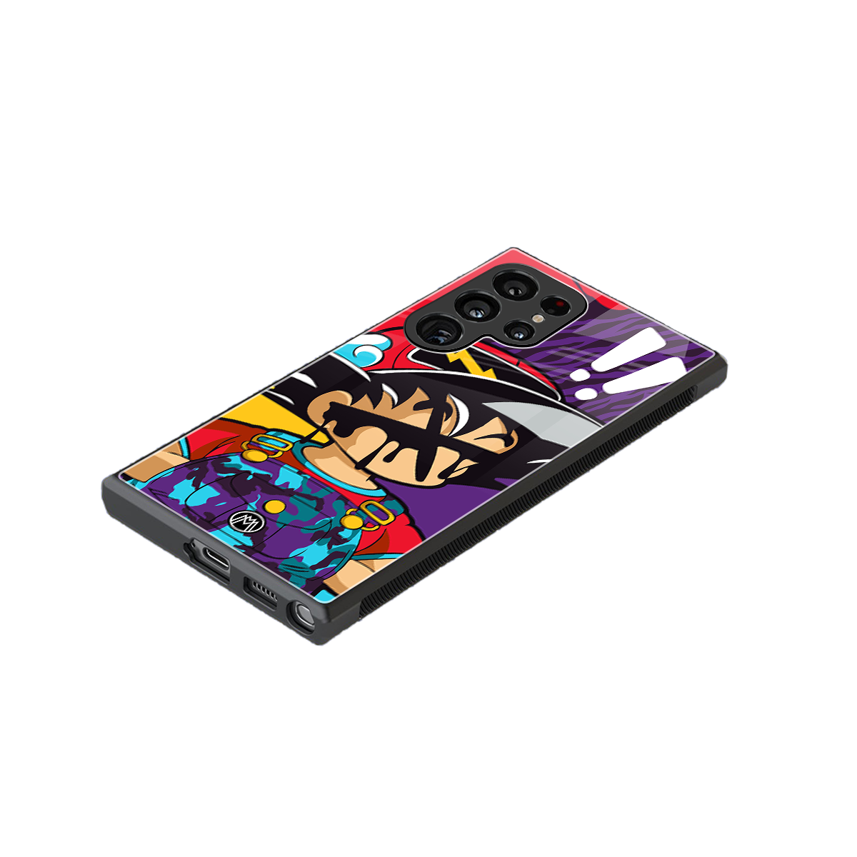 dragon ball z art back phone cover | glass case for samsung galaxy s23 ultra