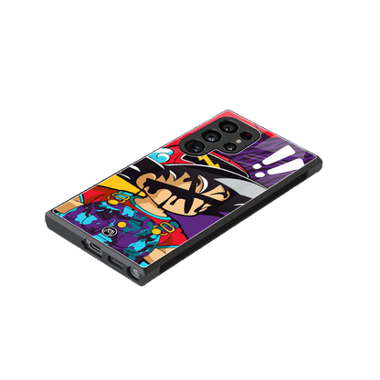 dragon ball z art back phone cover | glass case for samsung galaxy s23 ultra