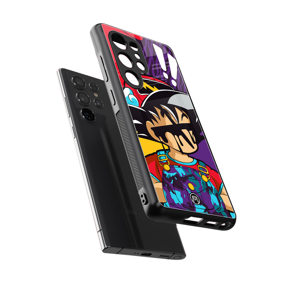 dragon ball z art back phone cover | glass case for samsung galaxy s25 ultra