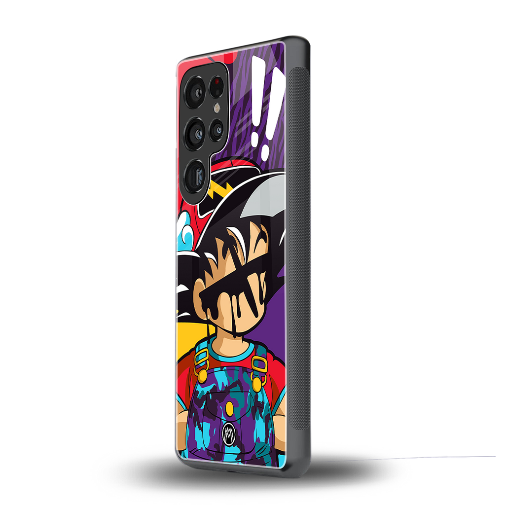 dragon ball z art back phone cover | glass case for samsung galaxy s25 ultra