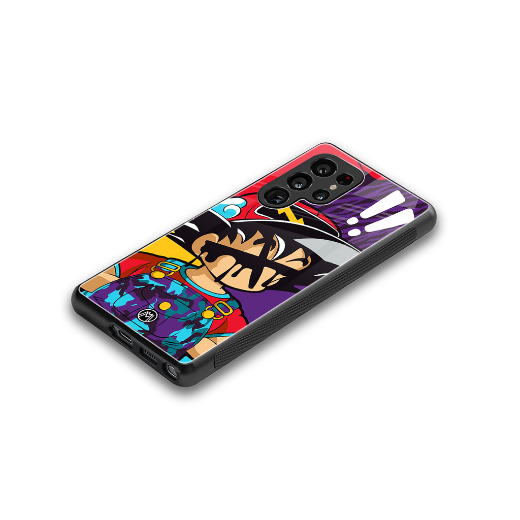 dragon ball z art back phone cover | glass case for samsung galaxy s25 ultra