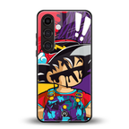 dragon ball z art back phone cover | glass case for samsung galaxy s24