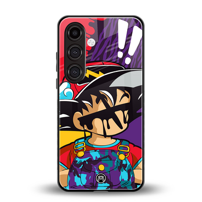 dragon ball z art back phone cover | glass case for samsung galaxy s23