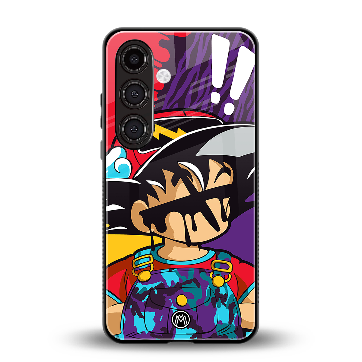 dragon ball z art back phone cover | glass case for samsung galaxy s24 plus