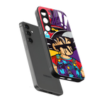 dragon ball z art back phone cover | glass case for samsung galaxy s24 fe