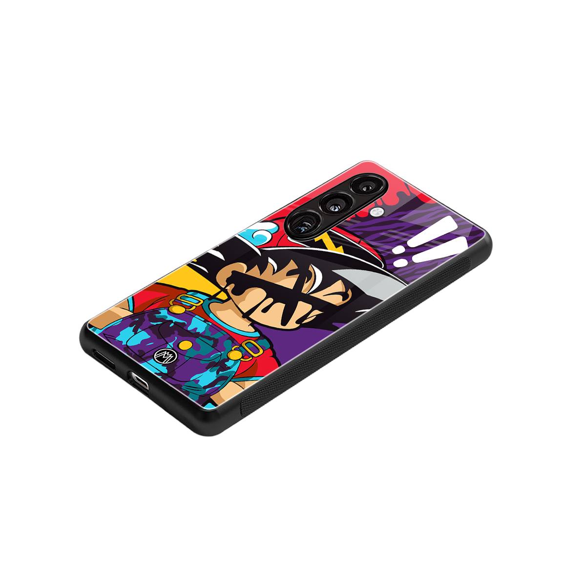 dragon ball z art back phone cover | glass case for samsung galaxy s24 fe