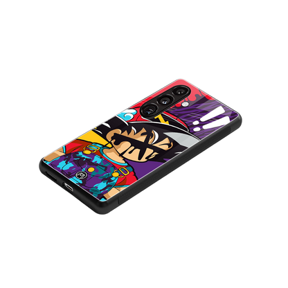 dragon ball z art back phone cover | glass case for samsung galaxy s24 fe