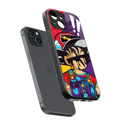 dragon ball z art back phone cover | glass case for iphone 15