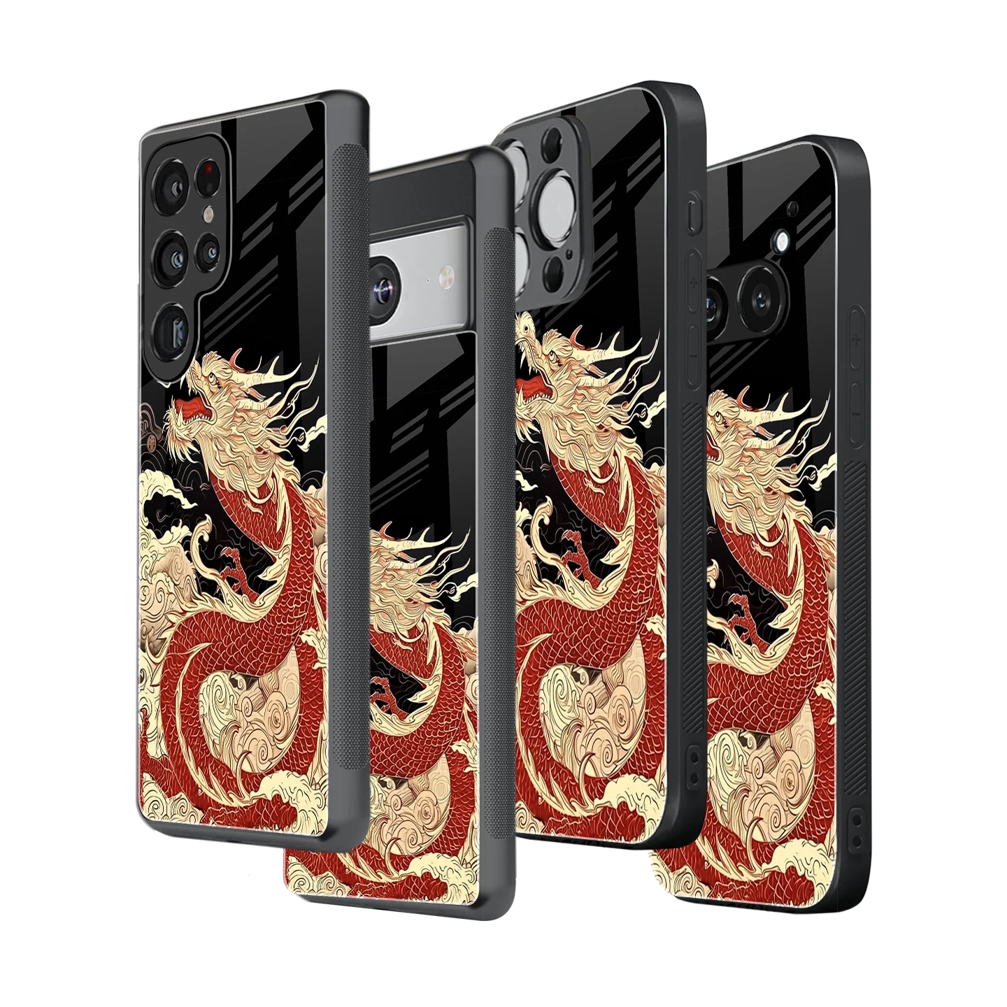 Stylish Glass Back Case for All Smartphones iPhone, Samsung, OnePlus, Pixel, Redmi, Oppo, Vivo, Motorola