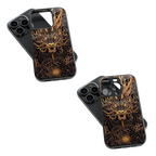 Trendy Glass Back Mobile Case for iPhone, Samsung, Redmi, OnePlus, Google Pixel, Motorola