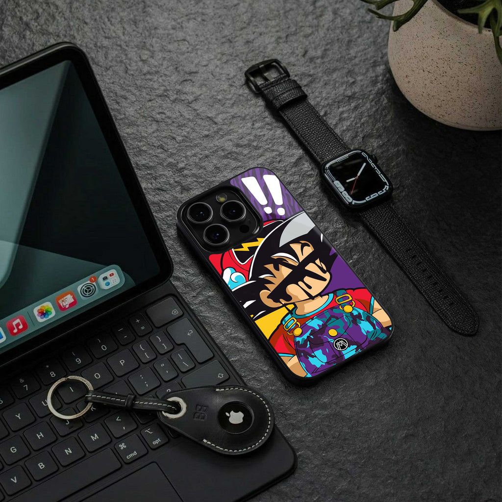 dragon ball z art back phone cover | glass case for oneplus nord 4