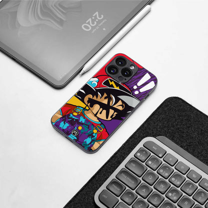 dragon ball z art back phone cover | glass case for samsung galaxy s23