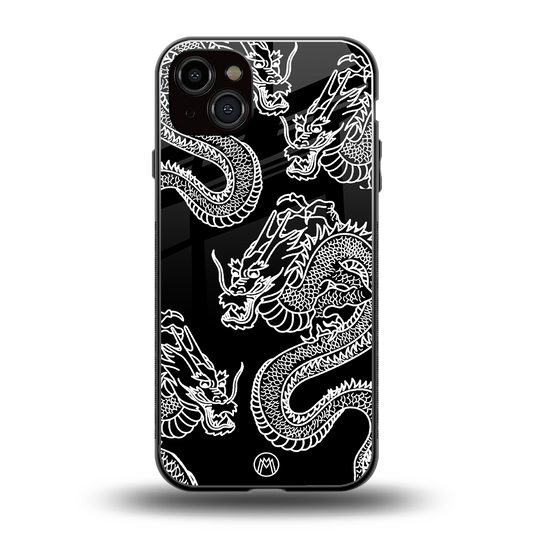 dragons back phone cover | glass case for iphone 15 plus