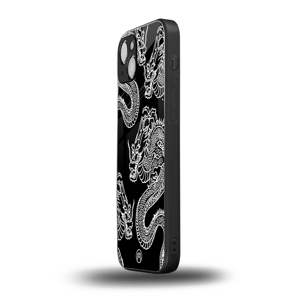 dragons back phone cover | glass case for iphone 14 plus
