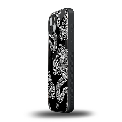 dragons back phone cover | glass case for iphone 14 plus